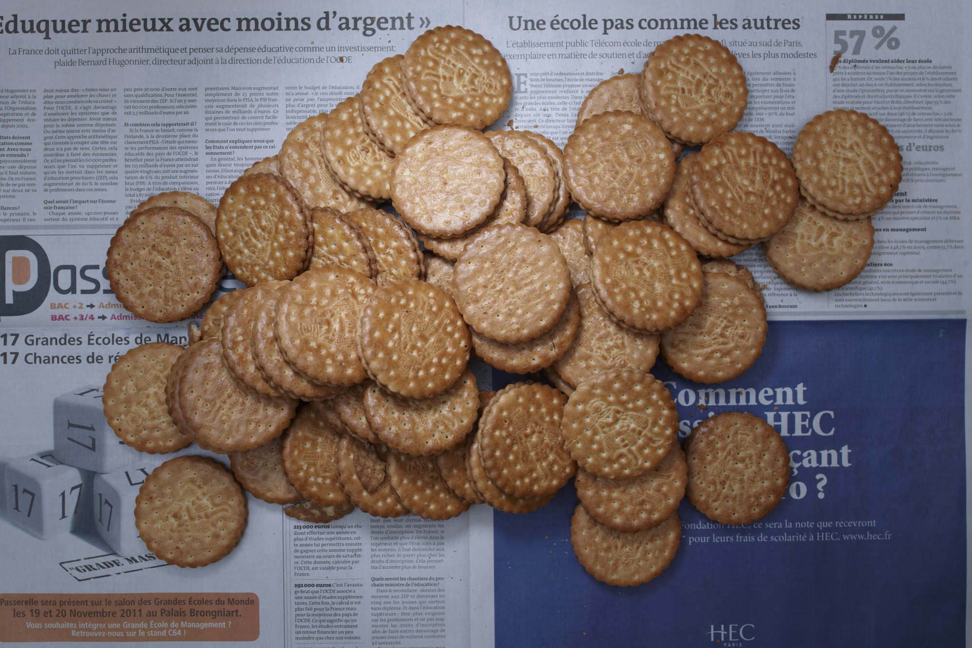 贫困线 - 法国，2015年，饼干