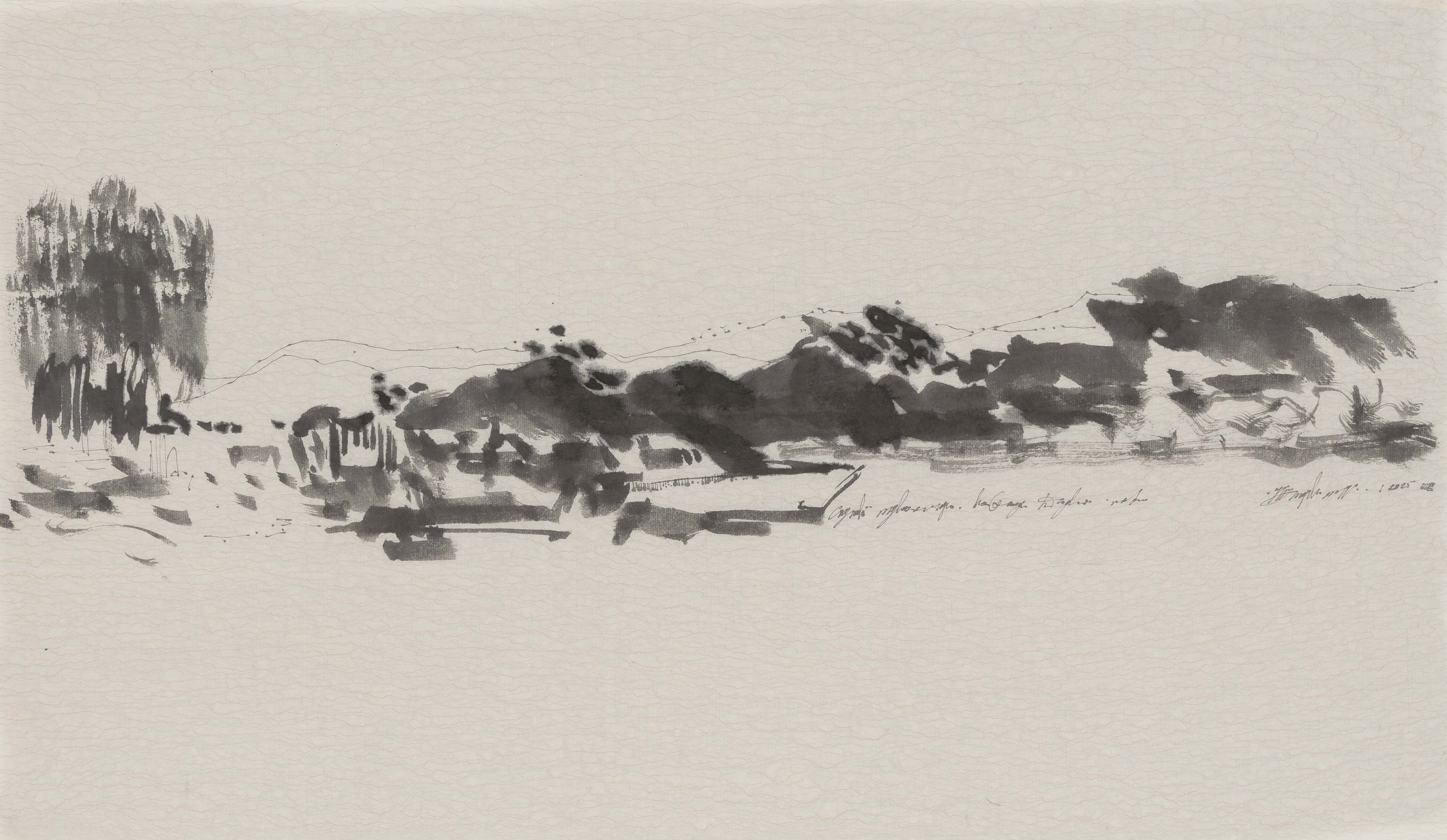 这片我绘下的风景，代替了本想写给你的信