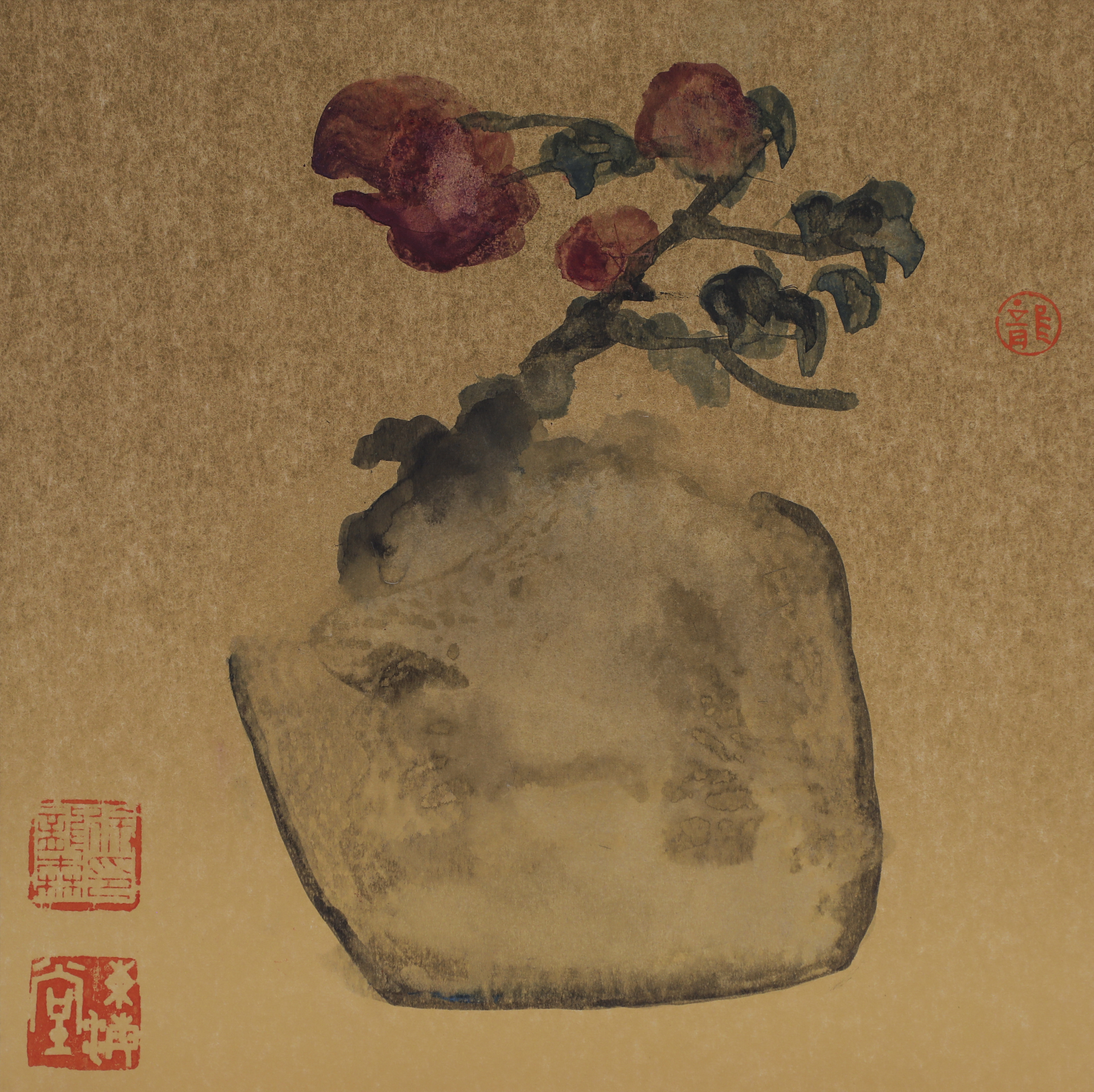 Potted Flowers Painted at Princeton No.12