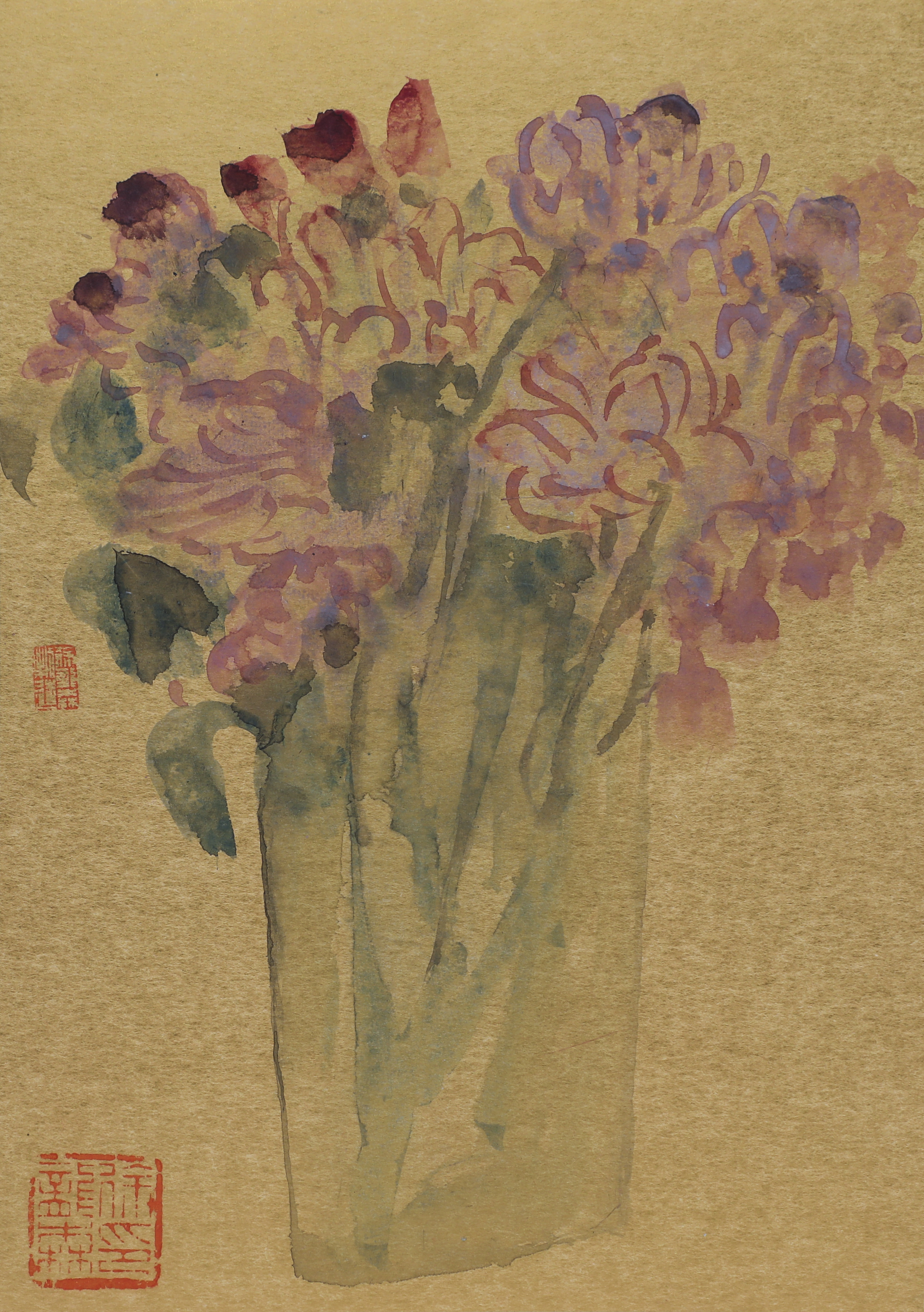 Vase Flowers Painted at Princeton No.4
